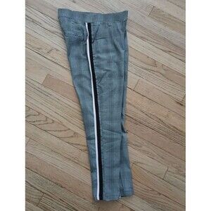 INDERO Women's MEDIUM Plaid Pants Leggings Stretch